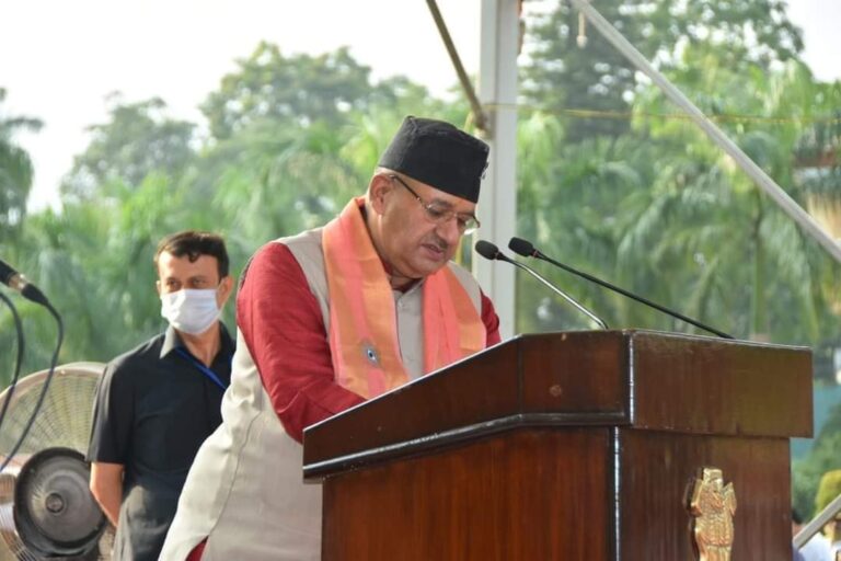 Took the oath again as a minister in the government for the second time (Departments: Sainik Welfare, Industrial Development, Micro, Small & Medium Enterprises, and Khadi & Village Industries).